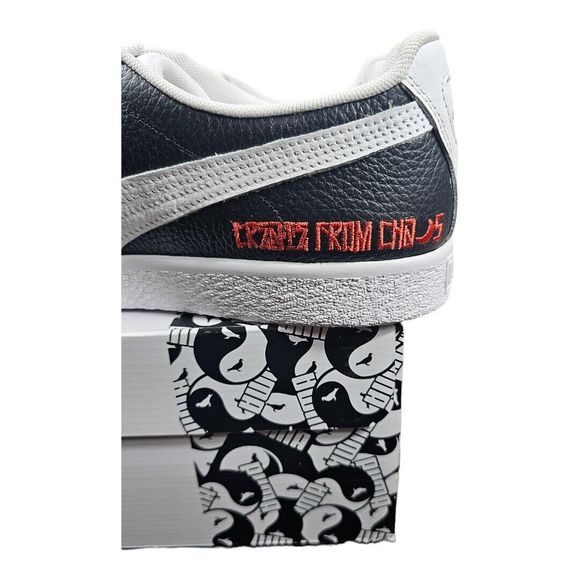 Puma Black and White Athletic Shoes